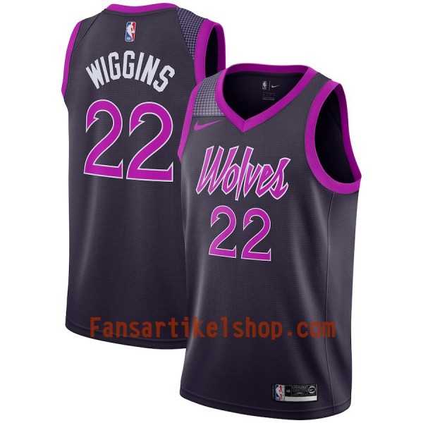 Minnesota Timberwolves Trikot Andrew Wiggins 22 2018-19 Nike City Edition Lila Swingman - Herren Minnesota Timberwolves Trikot Andrew Wiggins 22 2018-19 Nike City Edition Lila Swingman - Herren